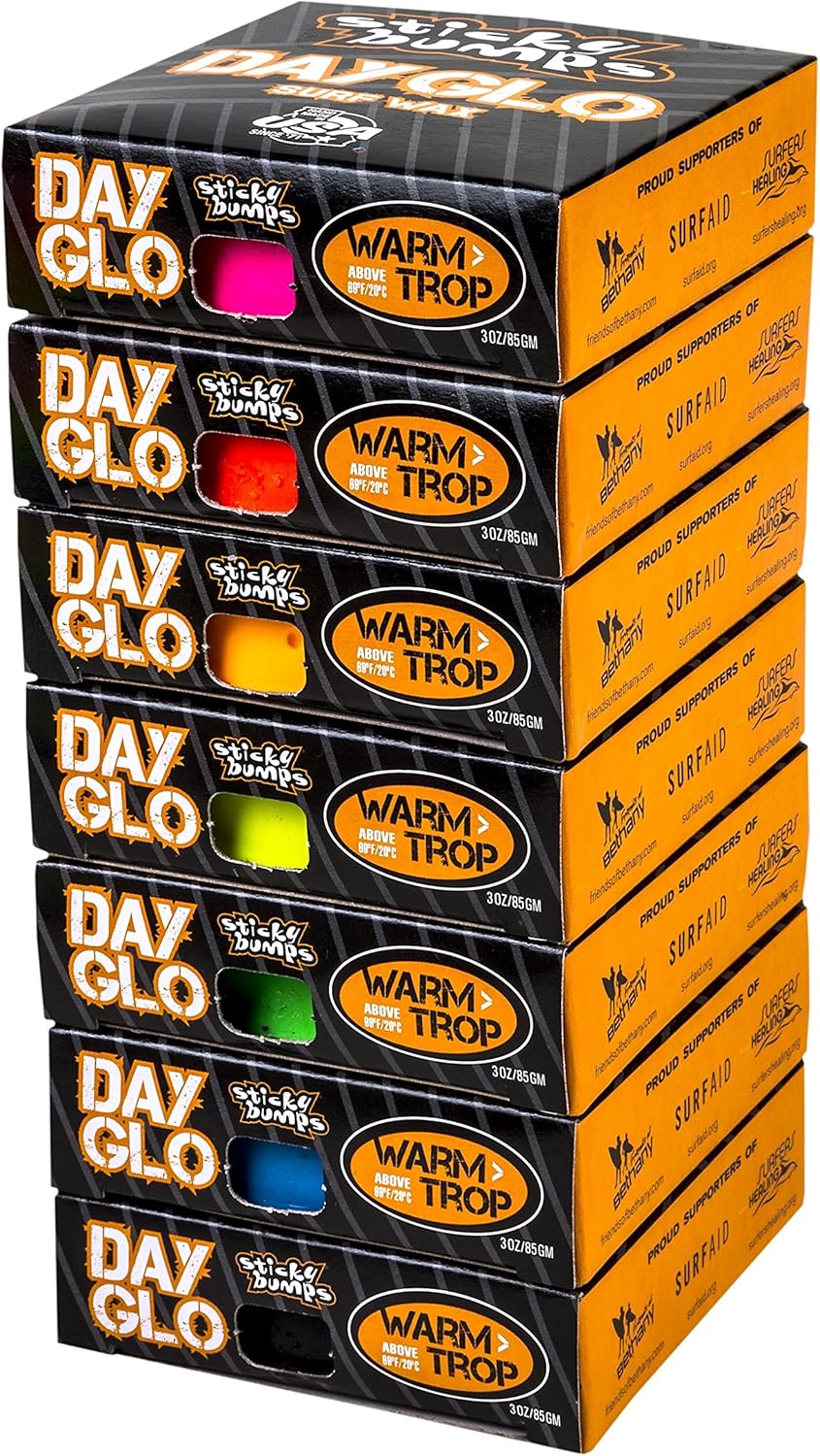 sticky bumps day glo series warm trop